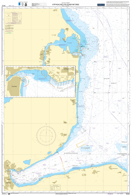 Duitse kaart 32 - Approaches to Eckernförde